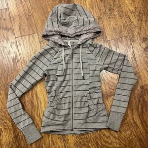 Lululemon Scuba zip up hooded sweatshirt
